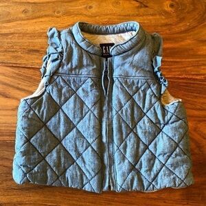 Gap Baby Chambray Quilted Vest